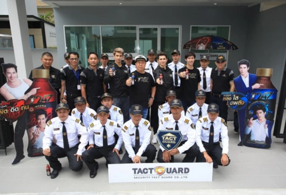 Thai Security Hero. Kick Boxing brothers were invited to arm the security team with situational melee combat