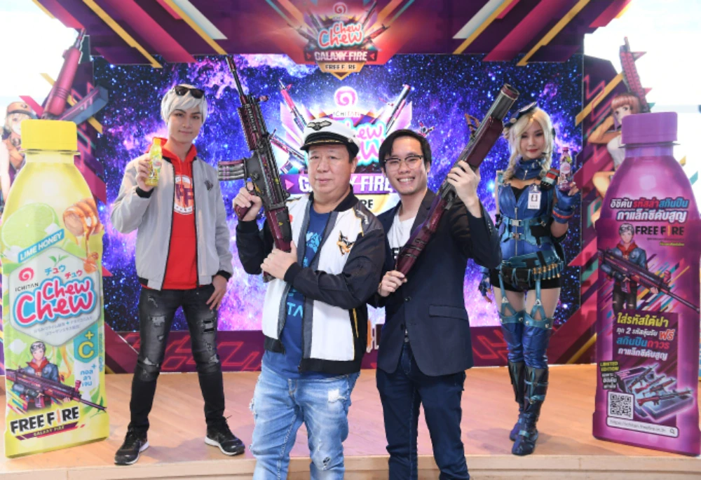 Ichitan joins force with Garena
for the “Ichitan: Hunt for the Code of Galaxy Doom’s Fire Gun Skin” campaign, exciting Gen Z gamers with hot item giveaway under the caps of Ichitan Chew Chew