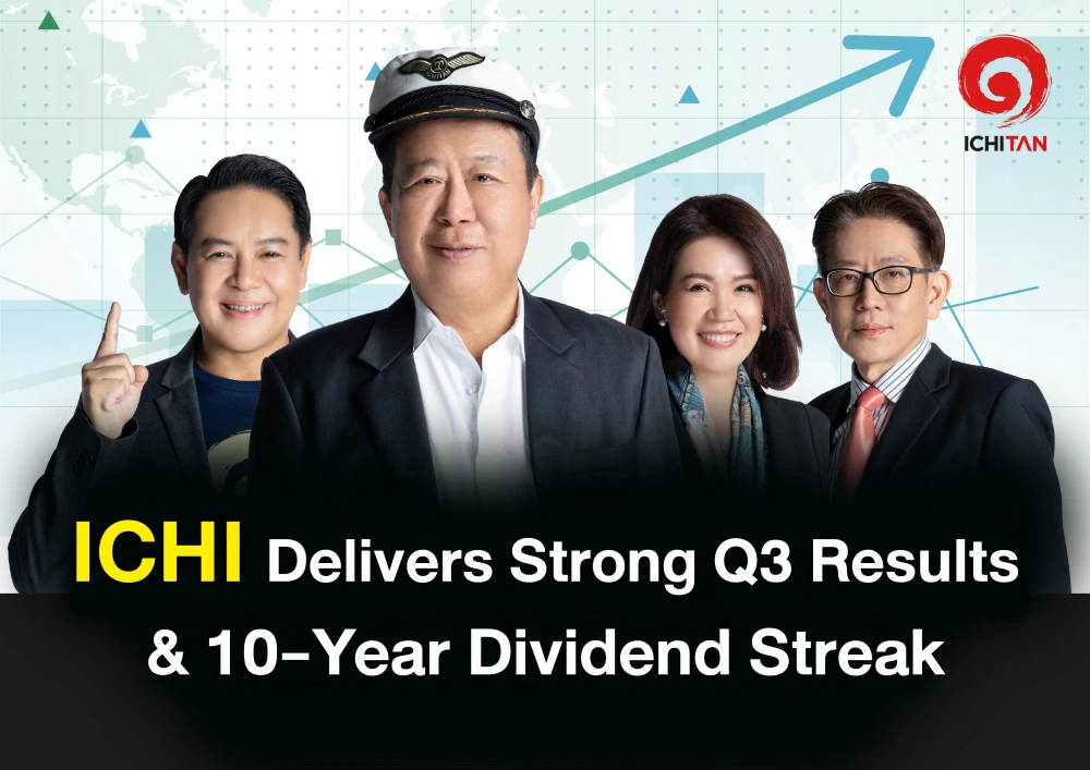 ICHI Delivers Strong Q3 Performance and Announces 0.60 Baht Interim Dividend